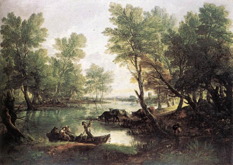 GAINSBOROUGH, Thomas River Landscape dg